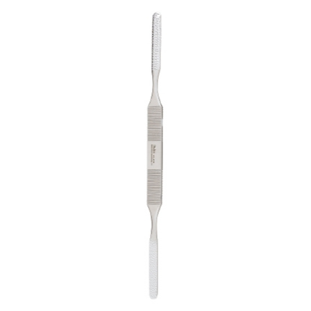 Miltex Rasp Miltex® Fomon 8-1/4 Inch Stainless Steel Reusable Curved Fine Teeth - M-472364-4223 - Each