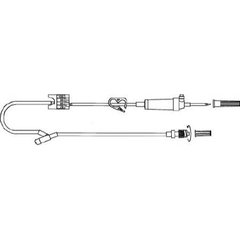 Advanced Medical Systems Primary Administration Set 20 Drops / mL Drip Rate 84 Inch Tubing 1 Port - M-536748-1179 - Case of 50 - Axiom Medical Supplies