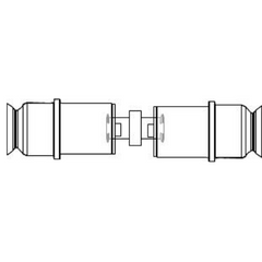 ICU Medical TRANSFER SET, DBL CHEMOLOCK PORT SYR (50/CS) - M-1052375-2569 - Case of 50