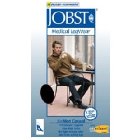 BSN Medical Compression Socks JOBST Knee High X-Large / Full Calf Black Closed Toe - M-738883-2796 | Pair