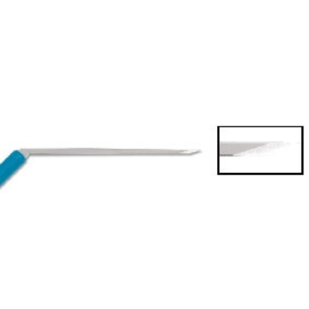 Stradis Medical Professional Adult Myringotomy Knife Stainless Steel Flat Handle Sterile Disposable - M-440067-4314 - Box of 6