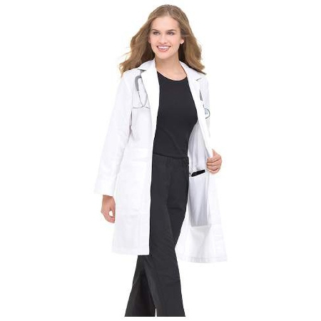 Landau Uniforms Lab Coat White Size 10 Knee Length Reusable - M-810859-2826 - Each