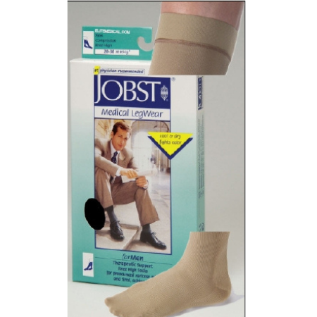 BSN Medical Compression Socks JOBST® for Men Knee High Small Navy Closed Toe - M-701182-2789 - Pair