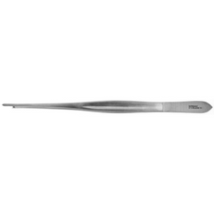 BR Surgical Tissue Forceps BR Surgical Cushing 6-3/4 Inch Length Surgical Grade Stainless Steel NonSterile NonLocking Thumb Handle Straight 1 X 2 Teeth - M-836226-2815 - Each