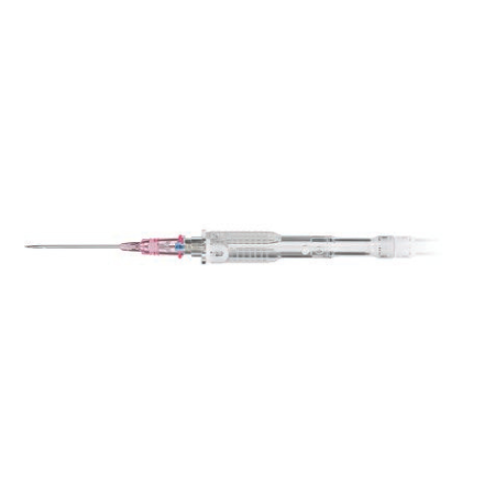 ICU Medical Peripheral IV Catheter SuperCath® 5 20 Gauge 1.25 Inch Sliding Safety Needle - M-1108627-1718 - Case of 1000