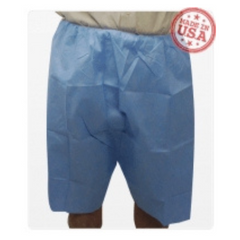 HPK Industries Exam Shorts Large Blue SMS Adult Disposable - M-866116-1314 - Case of 1