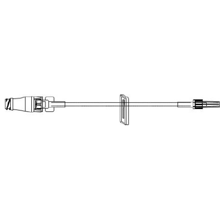 ICU Medical Extension Set 7 Inch Tubing DEHP-Free - M-1050480-2505 - Case of 50