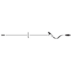 ICU Medical Extension Set LifeShield™ 32 Inch Tubing 1 Port 4.1 mL Priming Volume DEHP-Free - M-742735-1214 - Case of 48