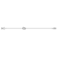 Becton Dickinson Extension Set 60 Inch Tubing 0.5 mL Priming Volume DEHP-Free - M-294596-4067 - Case of 50