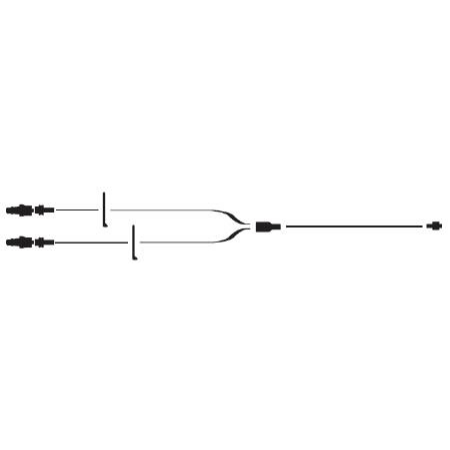 ICU Medical Extension Set LifeShield® 8 Inch Tubing 2 Ports 0.5 mL Priming Volume NonDEHP, 0.054 ID Tubing - M-697968-1503 - Case of 48