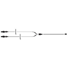 ICU Medical Extension Set LifeShield® 8 Inch Tubing 2 Ports 0.5 mL Priming Volume NonDEHP, 0.054 ID Tubing - M-697968-1503 - Case of 48