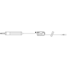 ICU Medical Primary Administration Set PlumSet™ 10 Drops / mL Drip Rate 110 Inch Tubing - M-1031836-2342 - Case of 48