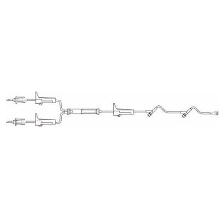 B. Braun Primary Administration Set BBraun 10 Drops / mL Drip Rate 96 Inch Tubing 2 Ports - M-162041-3188 - Case of 50