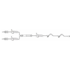 B. Braun Primary Administration Set BBraun 10 Drops / mL Drip Rate 96 Inch Tubing 2 Ports - M-162041-3188 - Case of 50