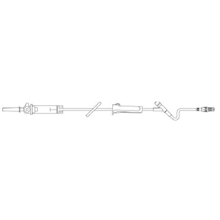 Baxter Primary Administration Set Duo-Vent 10 Drops / mL Drip Rate 103 Inch Tubing 1 Port - M-510215-4449 - Each