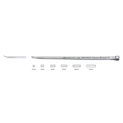 Miltex Mini Osteotome Padgett® 8 mm Width Curved Blade OR Grade Stainless Steel NonSterile 5 Inch Length - M-870057-1547 - Each