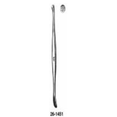 Miltex Dissector Miltex® Penfield #2 7-1/4 Inch L, 6 mm Blade Style No 2, Double End, Blunt, Slightly Curved - M-527361-1514 - Each