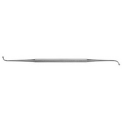 V. Mueller Sinus Ostium Seeker 7-1/2 Inch L, 1.5 and 2 mm Tips Satin Finish, Double Ball-ended, Curved - M-800568-3481 - Each