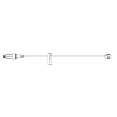 B. Braun Extension Set 14 Inch Tubing 1 Port 0.95 mL Priming Volume DEHP-Free - M-460136-1172 - Case of 100