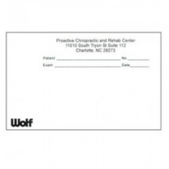Wolf X-Ray Identification Card 3 X 5 Inch, Standard ID Printers 17105/17104 - M-255587-3454 | Box of 1000