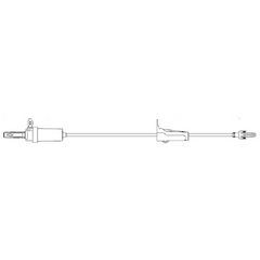 Zyno Medical Primary Administration Set Z-800 20 Drops / mL Drip Rate 105 Inch Tubing Without Port - M-953298-1812 - Each