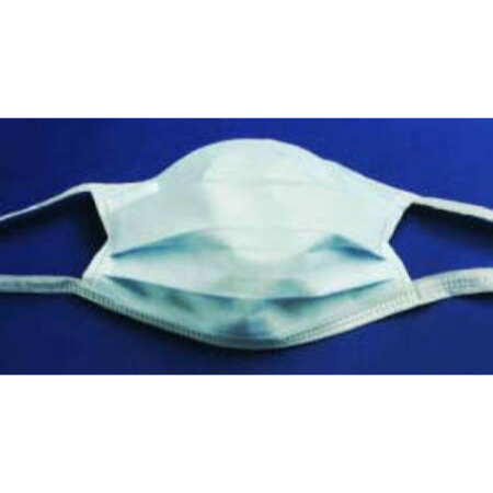 Cardinal Surgical Mask Cardinal Health™ Anti-fog Foam Pleated Tie Clos ...