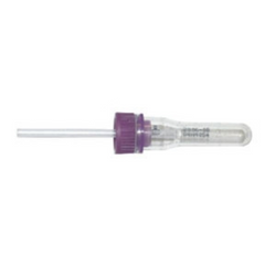 Fisher Scientific Safe-T-Fill® Capillary Blood Collection Tube Whole Blood Tube K2 EDTA Additive 2.1 X 113 mm 150 µL Purple Pierceable Attached Cap Plastic Tube - M-515323-949 - Pack of 1