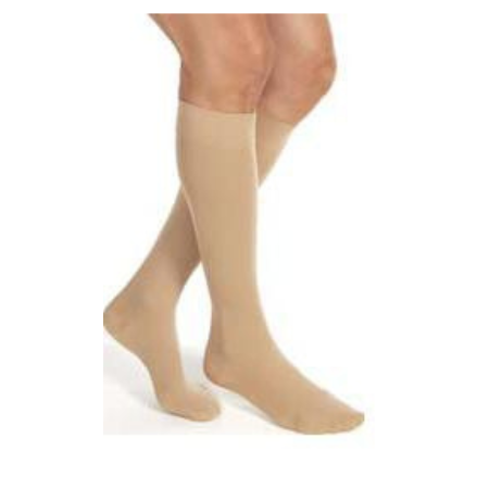 BSN Medical Compression Stocking JOBST® Relief® Knee High Large Black Closed Toe - M-728013-1324 - Pair