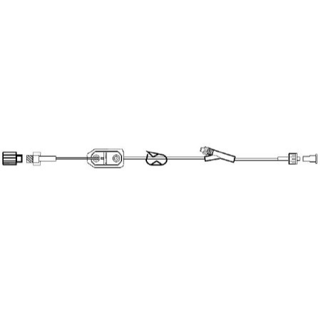 Becton Dickinson Extension Set 19 Inch Tubing 1 Port 5 mL Priming Volume DEHP-Free - M-402189-3267 - Each