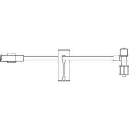 B. Braun Extension Set 6 Inch Tubing 1 Port 0.7 mL Priming Volume DEHP-Free - M-326154-3995 - Case of 100