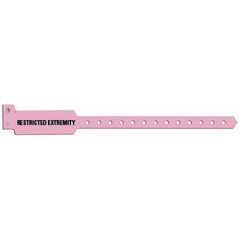 Precision Dynamics Identification Wristband Sentry® Superband® Alert Bands® Alert Band Permanent Snap Restricted Extremity - M-700796-4421 - Box of 500