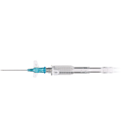 ICU Medical Peripheral IV Catheter SuperCath® 5 22 Gauge 1 Inch Sliding Safety Needle - M-1108622-4290 - Case of 1000