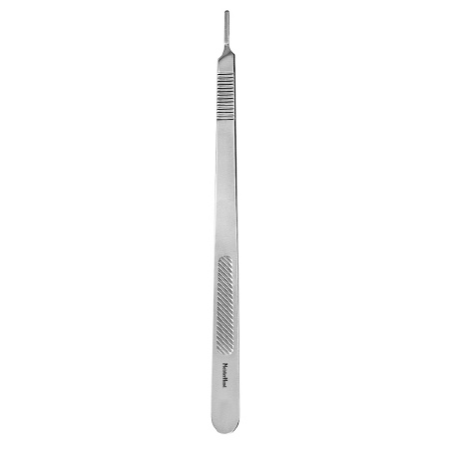 Miltex Scalpel Handle MeisterHand® Extra Fine Stainless Steel Size 3L - M-565486-3696 - Each