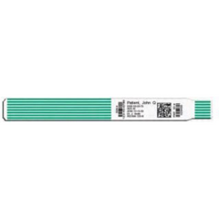 Precision Dynamics Identification Wristband ScanBand® Laser Print Adhesive Closure Patient Name / Barcode - M-1110534-1116 - Box of 2