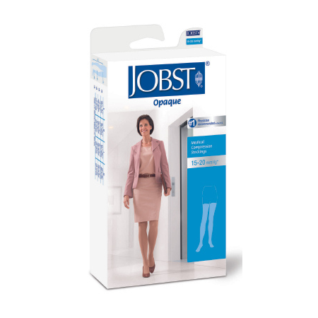 BSN Medical Compression Stocking JOBST Opaque Thigh High Large Natural Closed Toe - M-569748-1042 | Each
