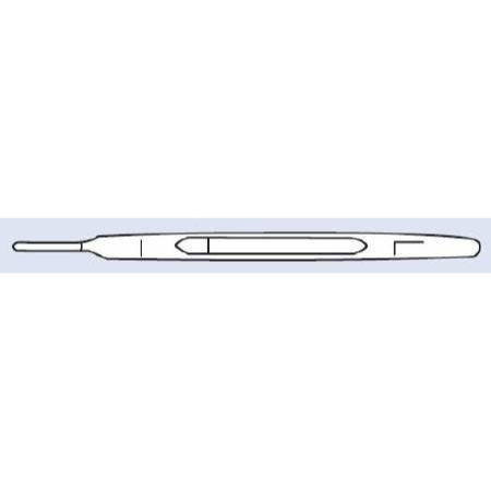 Aspen Surgical Products Surgical Blade Handle Bard-Parker® Stainless Steel Size 9 - M-10612-1560 - Case of 5