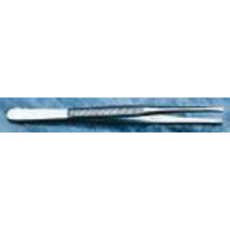 Fisher Scientific General Purpose Forceps Fisherbrand™ 4-1/2 Inch Length Stainless Steel NonSterile NonLocking Thumb Handle Straight Broad Thin Tips - M-633589-1164 - Each