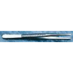 Fisher Scientific General Purpose Forceps Fisherbrand™ 4-1/2 Inch Length Stainless Steel NonSterile NonLocking Thumb Handle Straight Broad Thin Tips - M-633589-1164 - Each