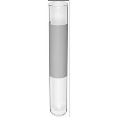 DWK Life Sciences LLC Kimble® Mark-M™ Test Tube Round Bottom Plain 12 X 75 mm 5 mL White Without Closure Glass Tube - M-408769-3910 - Case of 1000
