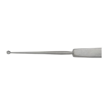 Miltex Chalazion Curette Miltex® Skeele 5 Inch Length Single-ended Solid Flat Handle 2 mm Tip Round Cup Tip with Serrated Edge - M-249719-2654 - Each