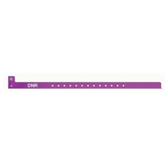 Precision Dynamics Identification Wristband Sentry® Superband® Alert Bands® Alert Band Permanent Snap DNR - M-677982-4790 - Box of 1