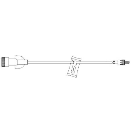 Amsino International Extension Set 6 Inch Tubing 0.1 mL Priming Volume DEHP-Free - M-696768-2046 - Case of 50