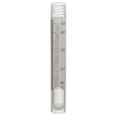 Simport Scientific Storage and Transport Tube Skirted Bottom Plain 12.5 X 93 mm 5 mL Without Color Coding Without Closure Polypropylene Tube - M-1035223-3448 - Case of 1000