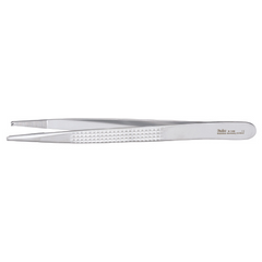 Miltex Tissue Forceps Miltex® Bonney 7 Inch Length OR Grade German Stainless Steel NonSterile NonLocking Thumb Handle Straight Serrated Tips with 1 X 2 Teeth - M-519849-1395 - Each