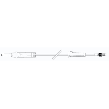 Baxter Primary Administration Set 60 Drops / mL Drip Rate 110 Inch Tubing - M-382469-4151 - Case of 48