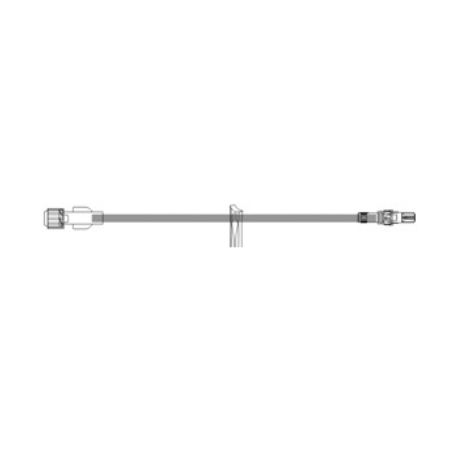 ICU Medical Extension Set 15 Inch Tubing Without Port DEHP-Free - M-727043-3797 - Case of 50