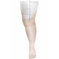 Carolon Company Anti-embolism Stocking CAP® Thigh High Medium / Short White Inspection Toe - M-209606-4305 - Pair