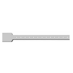 Precision Dynamics Identification Wristband Sentry® SuperBand® Write On Band Permanent Snap Without Legend - M-313014-1650 - Box of 500