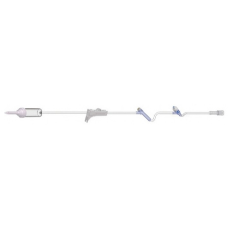 Amsino International Primary Administration Set AmSafe® 10 Drops / mL Drip Rate 83 Inch Tubing 2 Ports - M-941026-3503 - Case of 50