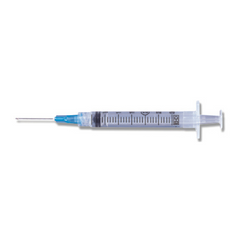 Becton Dickinson Syringe with Hypodermic Needle PrecisionGlide™ 3 mL 21 Gauge 1 Inch Detachable Needle Without Safety - M-460-3834 - Each